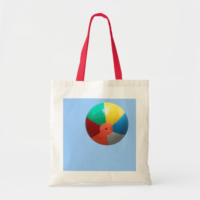 Beach Ball in der Sky-Tasche Tragetasche (Vorne)