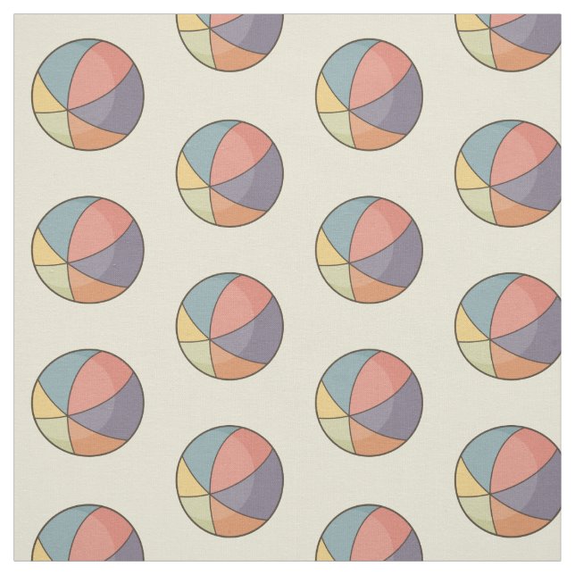 Beach Ball Pattern Stoff (Muster)