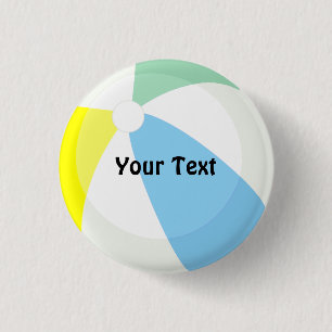 Beach Ball Pool Party Individuelle Name oder Game Button