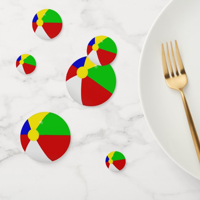 Beach Ball Pool Party Table Confetti Konfetti (Gruppe)
