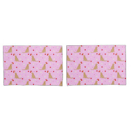 Beach Ball Pup Cotton Candy Pink Kissen Case Set Kissenbezug