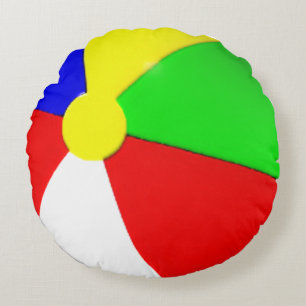 Beach Ball Rundes Kissen