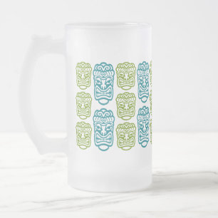 Beach Bar Party Retro Tiki Mattglas Bierglas