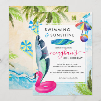 Beach Bash | Sommerliche Party Einladung