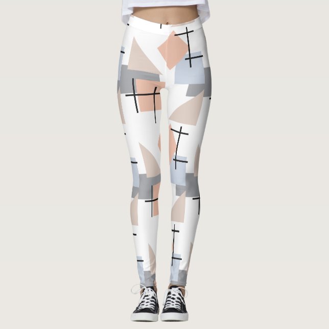 Beach Bauhaus Leggings (Vorderseite)