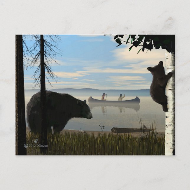 Beach Bears Postkarte (Vorderseite)