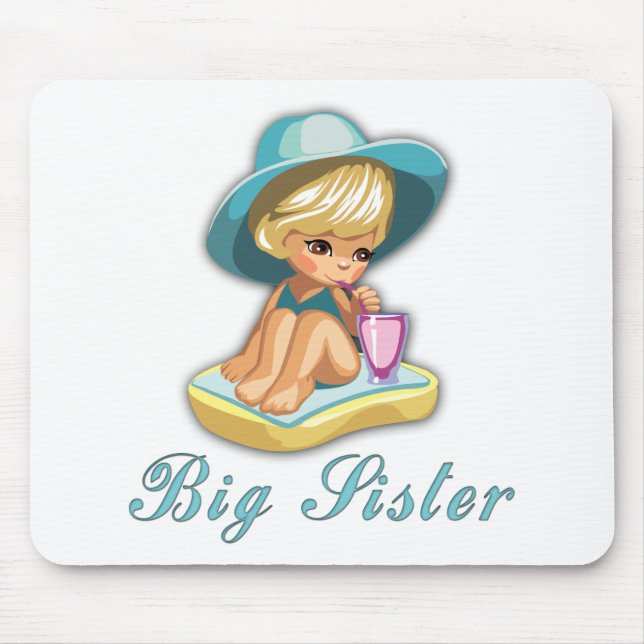 Beach Big Sister Mousepad (Vorne)
