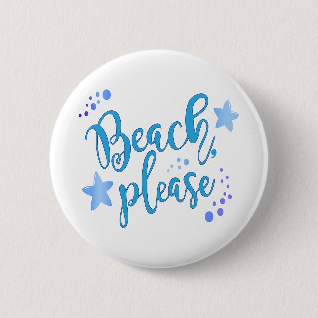 Beach bitte button (Vorderseite)