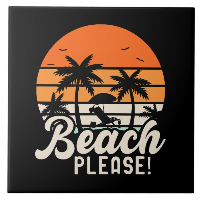 Beach bitte fliese (Vorderseite)