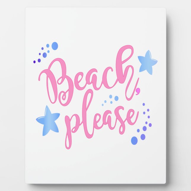 Beach bitte fotoplatte (Vorderseite)