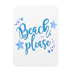 Beach bitte magnet