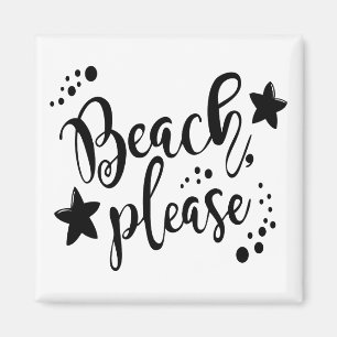 Beach bitte magnet