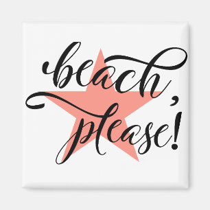 Beach bitte magnet