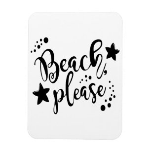 Beach bitte magnet
