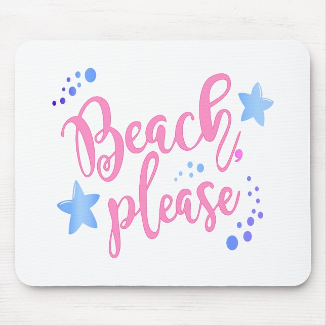 Beach bitte mousepad (Vorne)