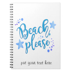 Beach bitte notizblock
