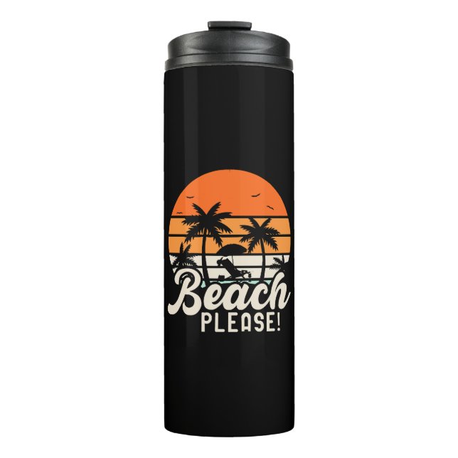 Beach bitte thermosbecher (Vorderseite)