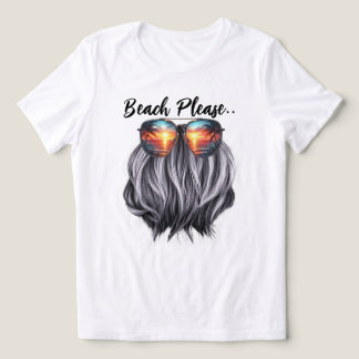 Beach bitte Tri-Blend shirt