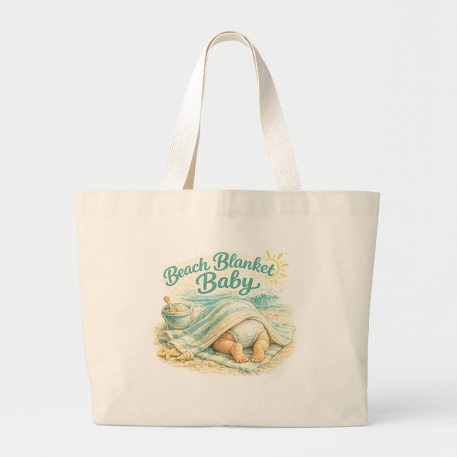 Beach Blanket Baby Jumbo Stoffbeutel (Vorne)