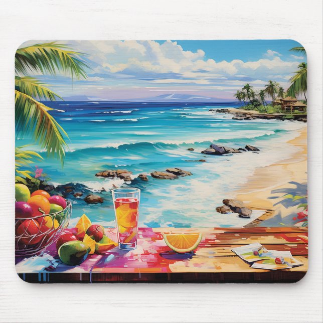 Beach Bliss Mousepad (Vorne)