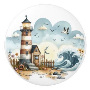 Beach Blvd. Boutons en céramique de plage