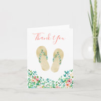 Beach Botanical Flip Flops Vielen Dank