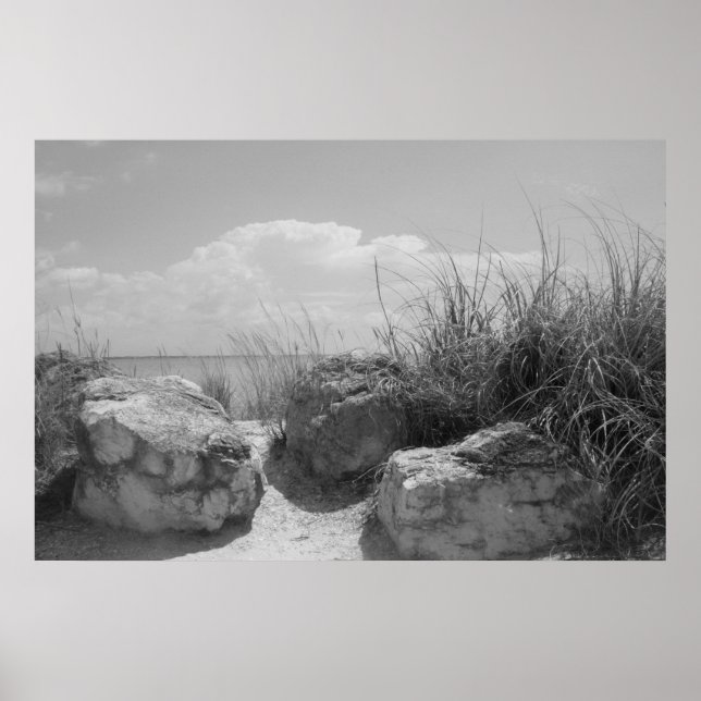 Beach Boulders Poster (Vorne)