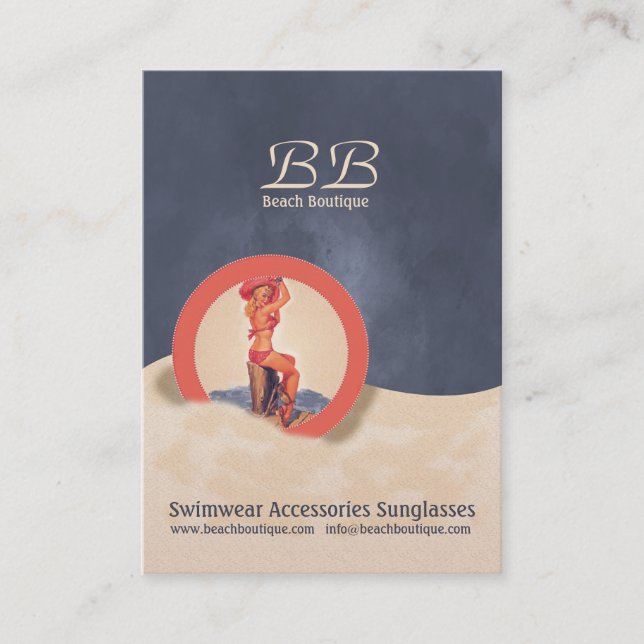 Beach Boutique - Visitenkarte (Vorderseite)