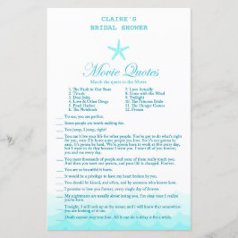 Beach Brautparty Game, Nautical, Meerjungfrau