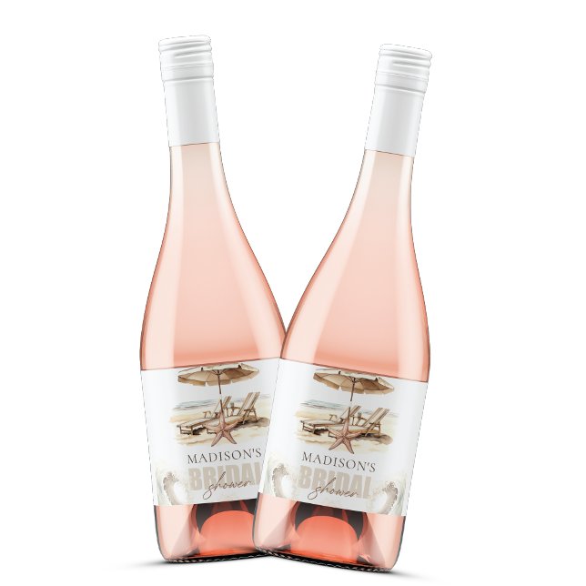 Beach Brautparty Personalisiert Pastell (Von Creator hochgeladen)