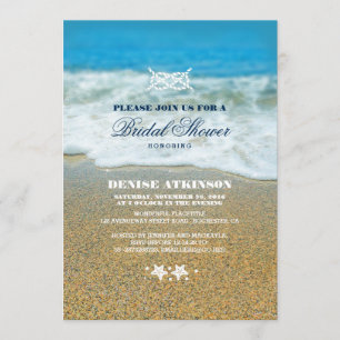 Beach Brautparty Roope Knot Einladungen
