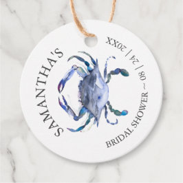 Beach Brautparty Theme Crab Geschenkanhänger