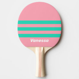 Beach Breeze Nostalgic Across Striping with Name Tischtennis Schläger