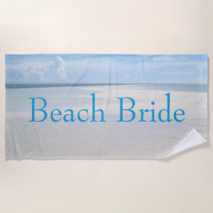 Beach Bridge Hochzeit in Urlaubsort Fun Strandtuch