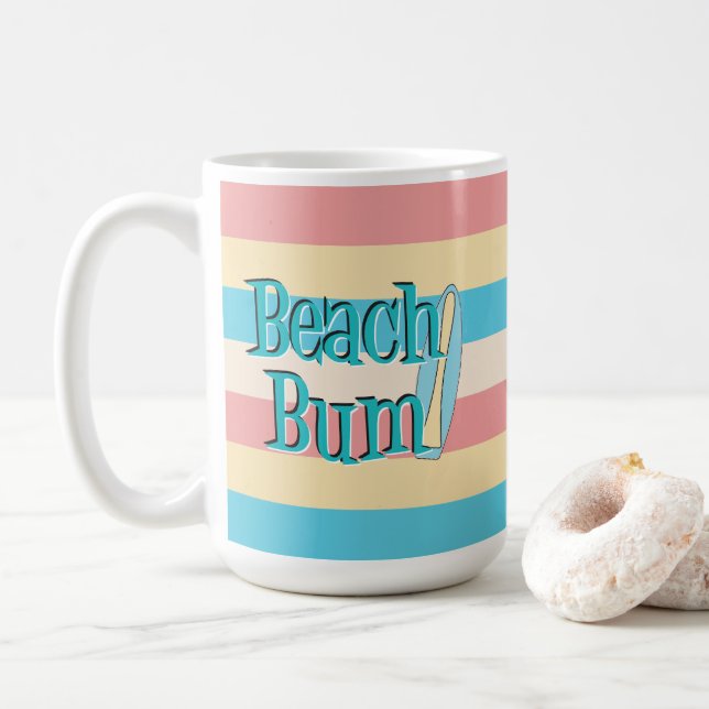 Beach Bum 15 oz. Mug (Avec donut)