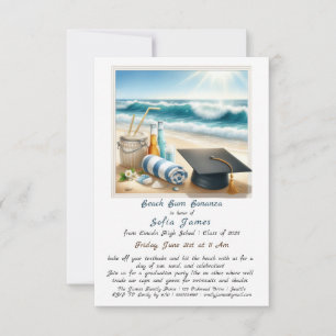 Beach Bum Bonanza - Sonne, Sand & Feiern! Einladung