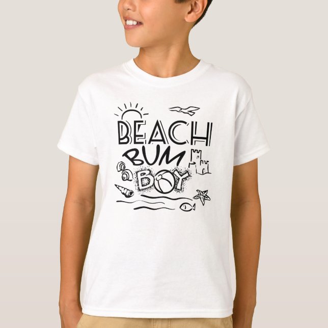 Beach Bum Boy T-Shirt (Vorderseite)