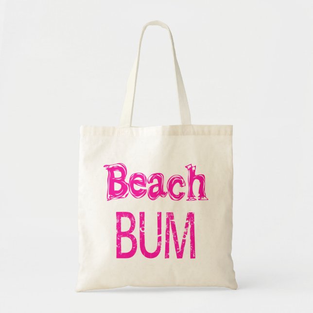 Beach Bum Toto Tag Pink Tragetasche (Vorne)
