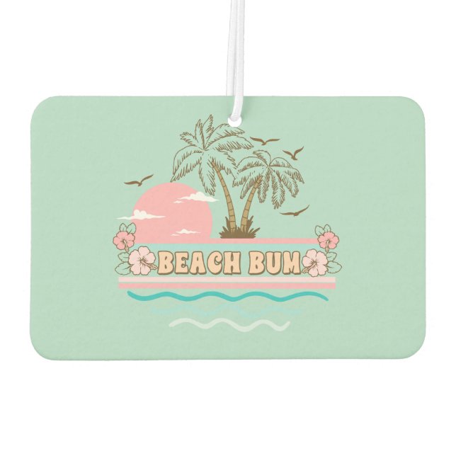 Beach Bum Tropical Summer Fun Autolufterfrischer (Rückseite)