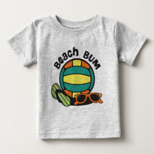 Beach Bum Volleyball Baby T-shirt
