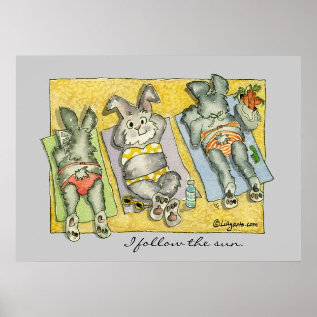 Beach Bums Custom Poster Print (Vorne)