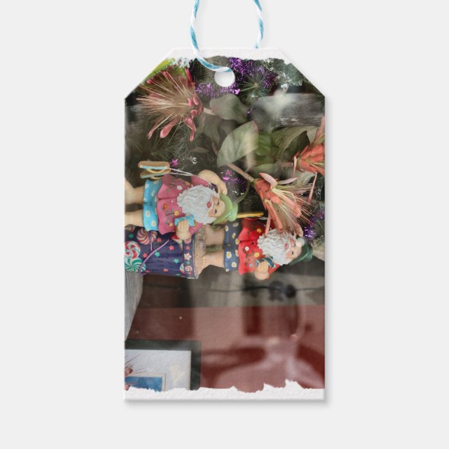 Beach Bun Santa Geschenkanhänger (Vorderseite)