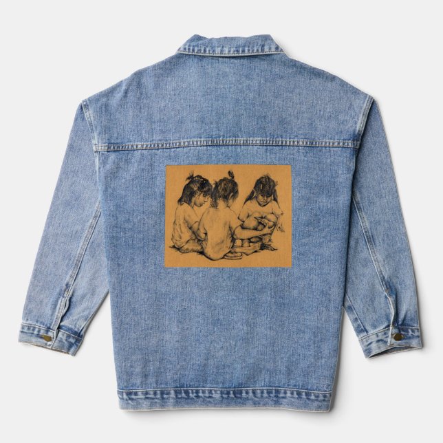 Beach Bunnies Jeansjacke (Rückseite)