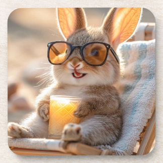 Beach-Bunny Getränkeuntersetzer