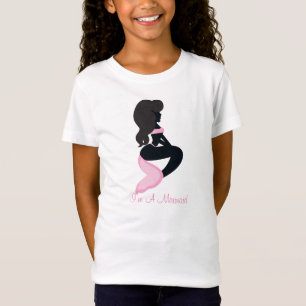 Beach Bunny Pink Fin Meerjungfrau Personalisiertes T-Shirt