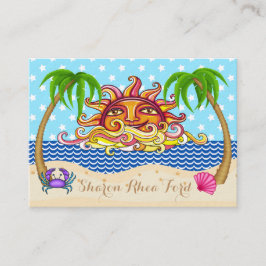 Beach Business Card - I LIEBE IT! SRF Visitenkarte