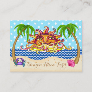 Beach Business Card - I LIEBE IT! SRF Visitenkarte