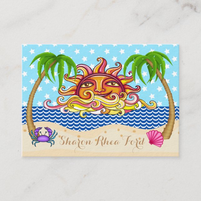 Beach Business Card - I LIEBE IT! SRF Visitenkarte (Vorderseite)