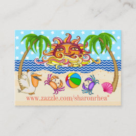 Beach Business Card Visitenkarte