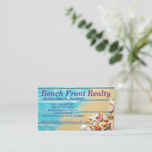 Beach Business Card Visitenkarte